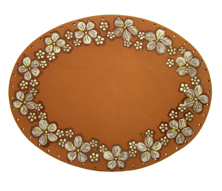 Keramické dne pro výrobu ošatky - Zuzana Kupcová